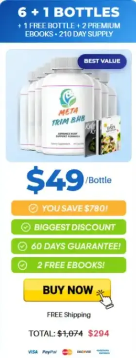 Meta Trim BHB best value bundle price offer with multiple bottle savings